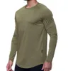 lu Uomo Yoga Outfit Sport T-shirt a maniche lunghe Uomo Sport Style Stretto Allenamento Fitness Abbigliamento Elastico Quick Dry Wear Dimagrante gfhdfh Nuovo stile