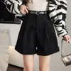 Women's Shorts Retro High Waist Wide-leg Women Shorts New Autumn Winter Corduroy Casual Female Shorts Boyfriend Style Woman Shorts 230420