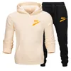 New Spring and Autumn Men's Sports Hoodie Tracksuits Leisure Hoodie Sweatshirt Men's and Brand Print Hoodie Sweatshirt Tops