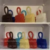 Avondtassen Trendy handgemaakte acryl hoekkralen doos snoepkleurig Veelzijdige waterdruppelvorm handvat klepzakken Designer tas 231120