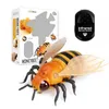 Electric Rc 동물 RC 동물 적외선 원격 제어 시뮬레이션 곤충 모델 장난감 전기 로봇 할로윈 장난 곤충 아이 거미 벌 230419
