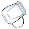 Mokken 1 Set Tea Cup veilig nuttig Duurzame kantoor Kettelfiltratiemaker Glass Teapot