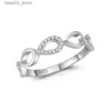 Trouwringen SPR12 Diamanten Ringen Voor Vrouwen Echte S925 Zilveren Rechthoek Kristal Zirkoon Engagement Valentijn AL Q231120