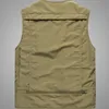 Mens Vests Summer Many Pocket Tactical Hiking Fishing Vest Man Pographer Waistcoat Mesh Cargo Sleeveless Jacket Tool 231118