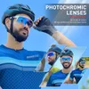 Utomhus Eyewear Kapvoe P Ochromic Cycling Solglasögon Män MTB Glasse Women Road Bicycle Glasses UV400 L231118