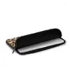 Briefcases Zipper Laptop Notebook Sleeve Cover Bag Leopard Print Fur Look Computer Liner 10 12 13 15 17 Inch Shockproof Case