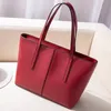 Borsa tote semplice Borsa da donna alla moda Borsa per la spesa all'aperto in PU