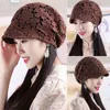 Ball Caps Hollow Flower Baseball Cap Spring Summer Breathable Leisure Fashion Knit Hats Women Casual Short Brim Thin Hat