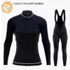 Cycling Jersey Sets Winter Woman's Clothing 2024 Thermal Fleece Mountian Bike Clothes Long Sleeves Suit 231118