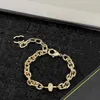 Joyería de diseño Pulseras anchas Pulsera de canal con encanto con hardware de oro rosa ccity Correa de mano Patrón de flores Sello Impreso Moda Regalo45