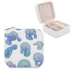 Jewelry Pouches Manatees Storage Box 2023 Organizer Travel Portable Case Boxes Manatee Dewgong Cute Underwater