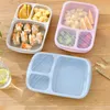 食器区切りランチボックスオックスフォード布耐久性のある環境に優しい子供に最適で持ち運びが簡単なバッグBPA無料