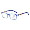 Solglasögon Fashion Progressiv multifokusläsningsglasögon för kvinnor Män Optiska glasögon Vision Care Gereglasses Square Frame Eyewear