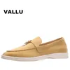 Shoes Master Dress 1E193 Quality LP Summer Walk Suede Leather Soft Outsole Lady Comfortable Lightweight Four Seasons Leisure Loafers Woman 230419