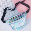 Taille Sacs Mode Femmes Dames Laser Bum Sac Fanny Pack Ceinture Réfléchissante Vacances Voyage Femme Packs Couleur Pure