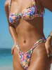 Swim Wear Push Up Bikini Micro Bikinis Set 2023 New Womens Swimsuit Sexig kvinnlig badkläder blommig baddräkt thong Biquini Swimming Suits AA230419