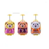 Suitcases Bear Kids Suitcase For Travel Luggage Girls Kid Wheeled Bags Children Rolling Boys