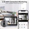 Sonnettes Elecpow Smart Tuya 1080P WiFi vidéo sonnette caméra judas 4.3 pouces détection de mouvement PIR Alexa Google visionneuse de porte numérique L231120