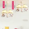 Pendant Lamps Nordic Simple Personality Children's Room Princess Boy And Girl Bedroom Creative Cartoon Carousel Lights LX111002