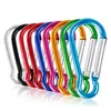 5 PCSCarabiners 10pcs Mini Carabiner Keychain Alluminum Alloy D-ring Buckle Spring Carabiner Snap Hook Clip Keychains Outdoor Camping Daily Use P230420