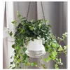 Planters Pots Hanging Flowerpot Self Absorbing Water Hanging Planter Thickened Plastic Planter Hydroponic Soil Cultivation Lazy Flower Pot 230419