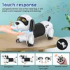 ElectricRC Animals Interactive Robot Dog Programmerbar fjärrkontroll Dachshund Puppy for Boys Girls Children Electronic Pet Toys Presents Presents 230419