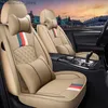 Siedziny samochodowe Covery Universal Style Luksusowe okładka fotelików samochodowych PU do BMW 3 serii wszystkich modeli samochodów E46 E90 E93 F30 F31 F34 F35 G20 Akcesoria samochodowe Q231120