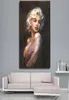 Modern Wall Art Classics Marilyn Poster Prints Sexy Woman Star Portrait Oil Painting Mural Wall Picture for Bedroom Home Decor2469482