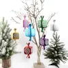 Christmas Decorations Heidi Candy Ornaments 20CM Electroplated Painted Scene Layout Decoration Color Props Single