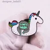 Pins Brooches Cute Lazy Sloth Enamel Pins Custom Rainbow Unicorn Dice Wool Animal Brooches Copper Lel Badge Luxury Jewelry Gift DropshippingL231120