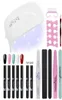 LKE UV Gel Nail art Kits LED Nagel Trockner Maniküre set UV Gel Polnischen Pen-Set Für Verlängerung Lack Lack maniküre Werkzeuge Kit7880073