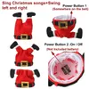 Czapki czaszki czapki zabawne Piekli Elektryczne świąteczne darowizna Dift Sing Songs Santa Pants Toy dla dzieci dorosłych w magazynie 231118
