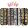 Nuove decorazioni per nail art 3D cristallo AB strass pietre per unghie fascino fai da te oro argento oro rosa rivetti unghie accessori per gioielli1538344