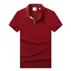 Moda tasarımcı erkek polos gömlekler erkekler kısa kollu pamuk tişört orijinal tek yaka gömlek ceket spor giyim jogging takım elbise m-3xl