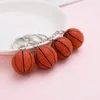 Keychains 10pcs Fashion Sports Keychain Car Key Chain Ring Football Basketball Pendant Keyring For Favorite Sportsman's Gift