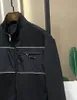 Spring and Autumn Novo estilo Designer Jacket Stand Stand Collar Splicing Material Design Luxo Casual Sports Man's Zipper Jackets