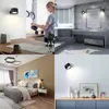 Wall Lamp LED Light Rechargeable Battery Operated USB Port 360 Rotate Cordless For Reading Study Bedside