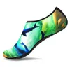 Sandały Summer Unisex Water Buty mężczyźni Aqua Beach Sock But buts but Kobiety w paski kolorowe rzeki morze nurkowe trampki zapatos hombre 230420