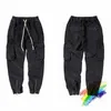 Men's Pants Askyurself Cargo Men Women 1:1 High Quality Joggers Nice Washed Heavy Fabric Drawstring Zipper Sweatpants Track Trousers