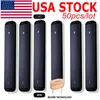 USA STOCK Stylo Vape Jetable 1ml E-cigarette Pod Chariots À Huile Épais Stylos Plats Vides USB Rechargeable 280mah Batterie Bobine En Céramique Vaporisateur D9 Stylo Noir Échantillon 50pcs / lot