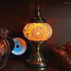 Tafellampen retro romantisch Turkse kristallen bureaulamp geschenk Functies Creative Slaapkamer Bedide Led Light Study Handmade