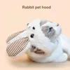 Vêtements pour chiens Oreilles en peluche pour animaux de compagnie Chapeau pour animaux de compagnie doux Accessoire de déguisement confortable Chats Chiens