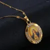 Hanger kettingen goud kleur maagd Maria ketting vrouwen religieus gebed charme sieraden geschenk