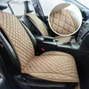 Capas de assento de carro Universal Car Seat Cover Protector Linho Almofada do assento dianteiro Proteger Pad Mat Encosto para Auto Interior Truck Suv Van Q231120