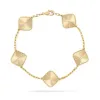 Designer Charmarmbanden Moeder van Pearl Zwart Onyx armband 18K Wit goud vergulde dames en meisjes Valentijnsdag Moederdag Betrokkenheid sieraden