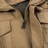 Vestes pour hommes style militaire armée mâle marque vêtements streetwear coton hommes décontracté bombardier plus taille m-6xl