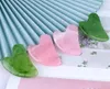 Rose Pink Green Harts Guasha Board Natural Stone Scraper Chinese Gua Sha Pada542604079