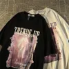 Damskie koszulki vintage różowe urocze króliki nadruk jeździeckie tshirt kobiety luźne ins ins trend Hiphop High Street para Tshirt Summer 230420