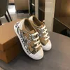 Burberrlies Sneakers per bambini di lusso Stampa con motivo animale scarpe firmate per bambini scarpe per bambini Taglia 26-35 autunno ragazza ragazzo calzature in pelle Nov20