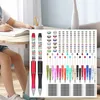 1.0mm Assorted Bead Pen Set Christmas Decor 300 Pack Beadable Pens For Draw Stationery Supplies Exam Spare Students Presents